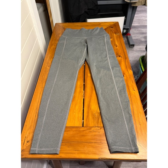 colorfulkoala Pants - ColorfulKoala Gray High Waist Leggings Pockets Women's S